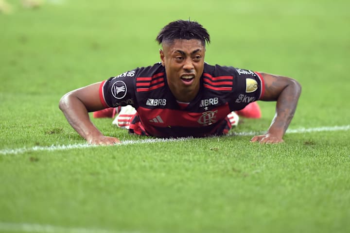 Bruno Henrique, atacante do Flameng