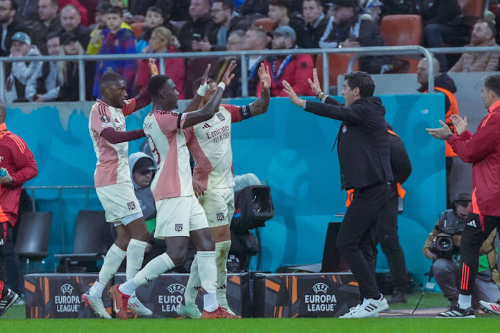 FCSB v Olympique Lyonnais - UEFA Europa League 2024/25 Round of 16 First Leg