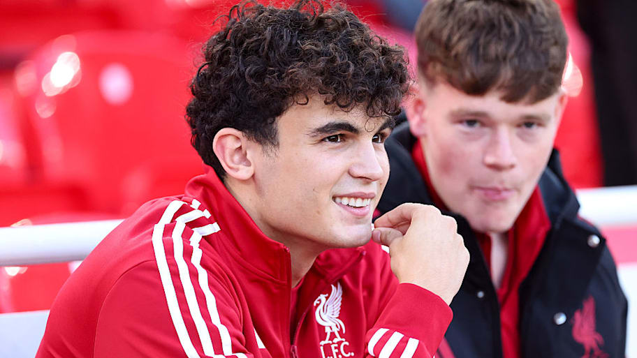 Liverpool midfielder Stefan Bajcetic