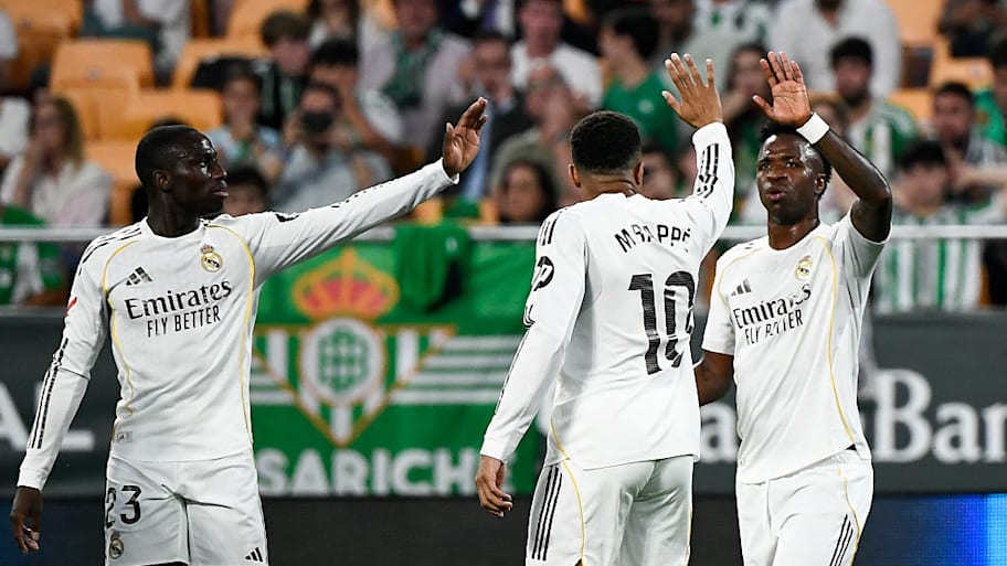 Ferland Mendy, Kylian Mbappé, Vinicius Junior