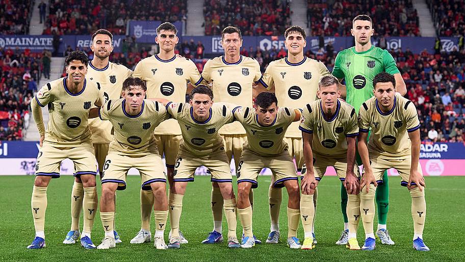 Barcelona lineup.