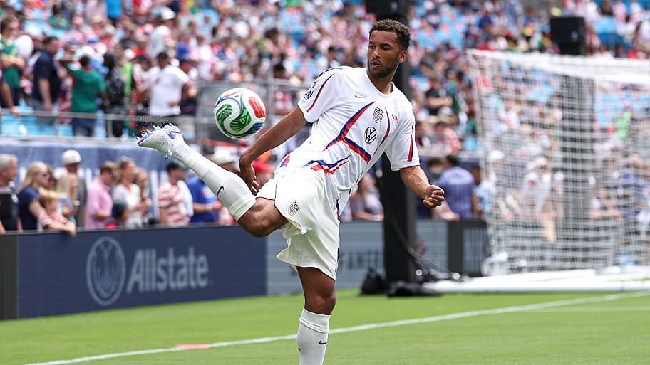 Auston Trusty kicking