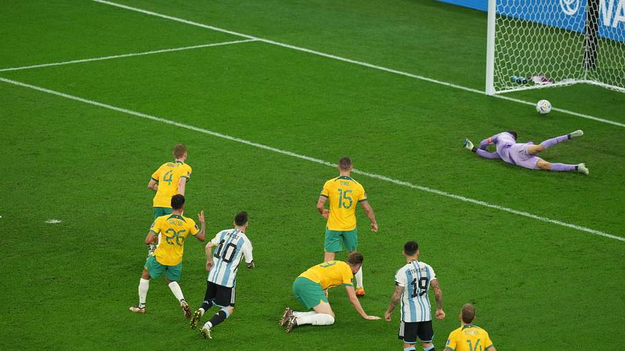 Lionel Messi goal vs. Australia