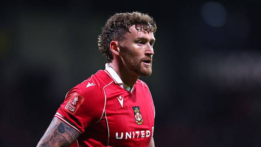 Dan Scarr during the Emirates FA Cup Third Round match between AFC Wrexham and Nottingham Forest.