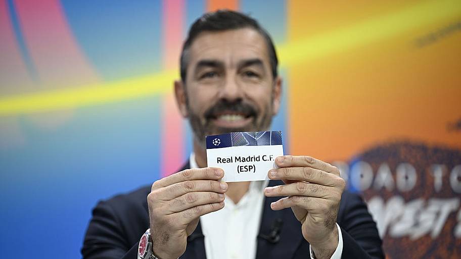 Real Madrid are drawn in the Champions League.