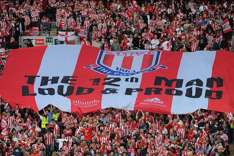 Stoke fans, Wembley 2011