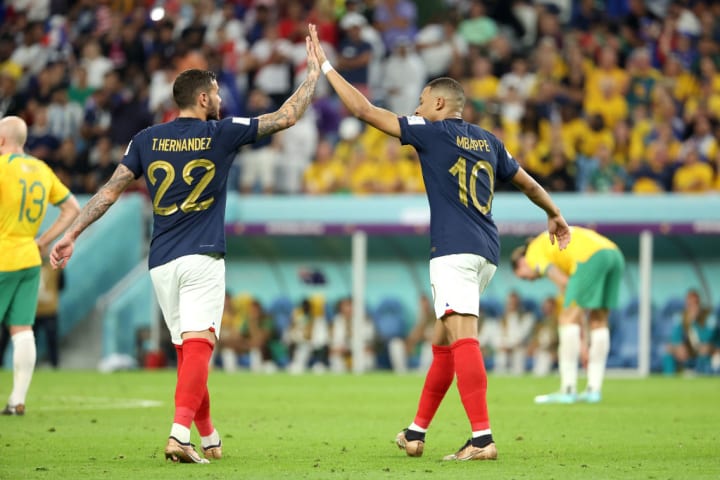 Kylian Mbappe, Theo Hernandez