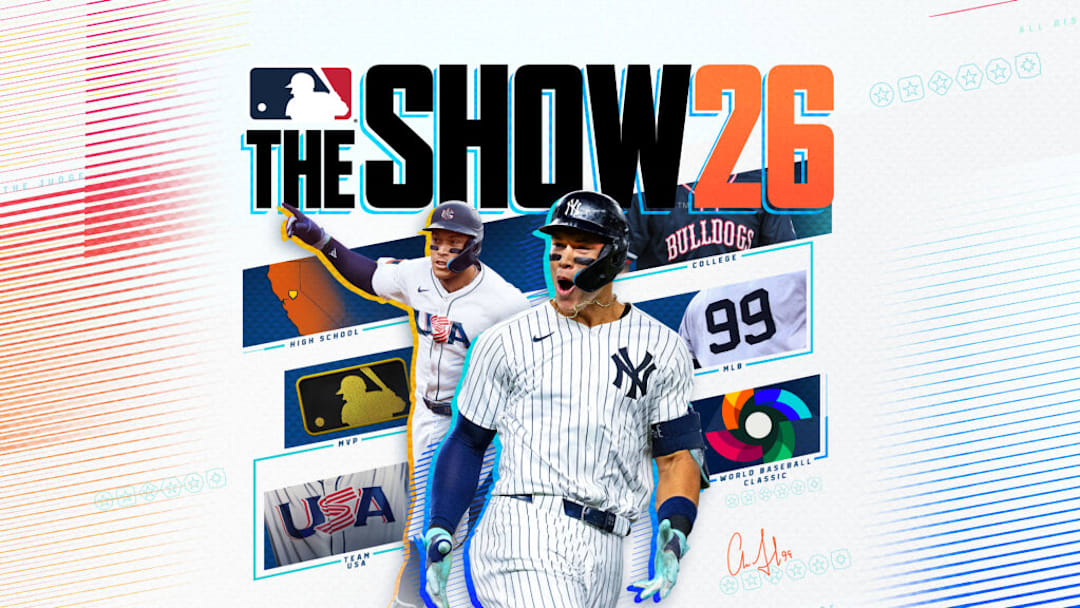 MLB The Show 26 drops its cover image with Aaron Judge repping both the Yankees and Team USA for the World Baseball Classic.