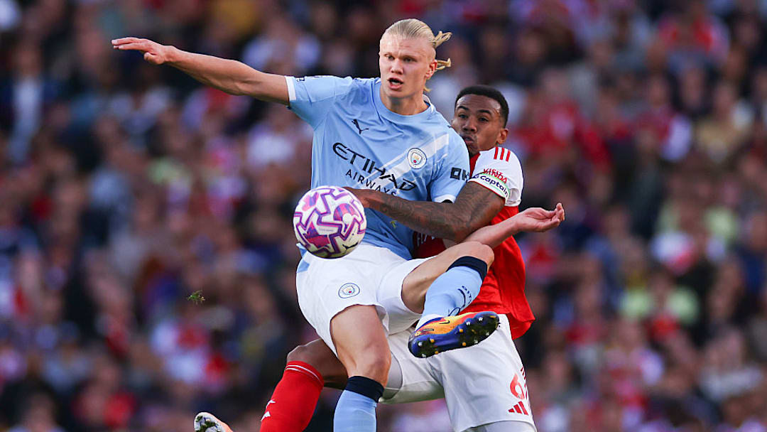 Against Arsenal, Manchester City's Erling Haaland scored his 91st Premier League goal in 102 games.