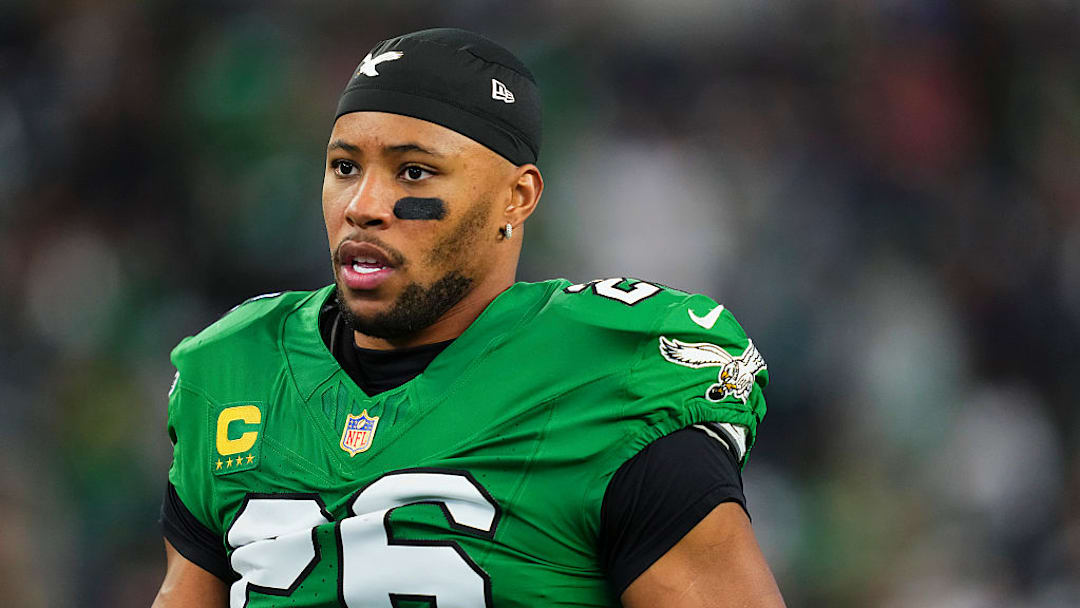 Eagles running back Saquon Barkley has had just one 100-yard rushing game this season.