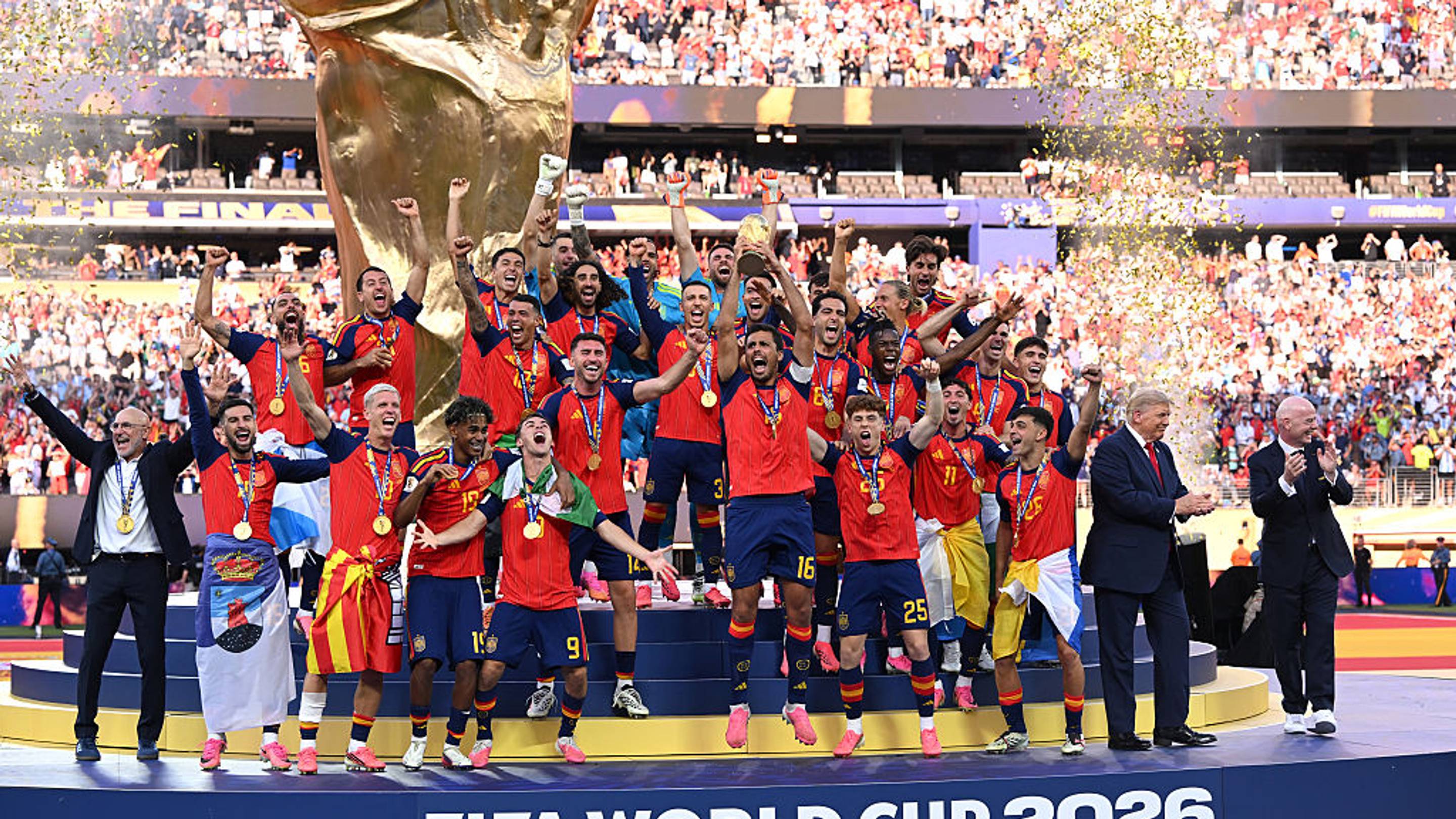 España celebra el título del Mundial 2026