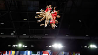 Dafne Navarro es una de las figuras de la gimnasia de trampolín en México.