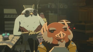 Star Wars Resistance Season 1. Flix (Jim Rash) and Orka (Bobby Moynihan). Image Credit: StarWars.com