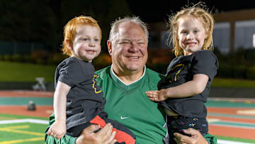 Ken Potter of Jesuit sits alone atop the Oregon high school football coaching wins list. (Photo by Ken Waz)