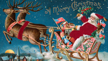 ‘A Visit from St. Nicholas’ was the first poem to names Santa’s reindeer.