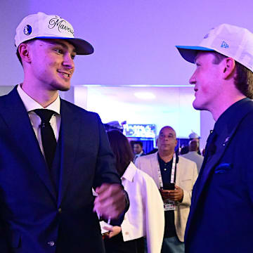 Flagg went to the Mavericks with the No. 1 pick of the 2025 draft, while Knueppel went to the Hornets with the No. 4 pick.