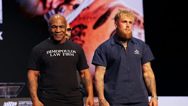 Mike Tyson and Jake Paul