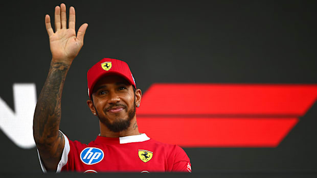 Ferrari driver Lewis Hamilton