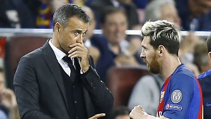 Luis Enrique entrenador de MSN