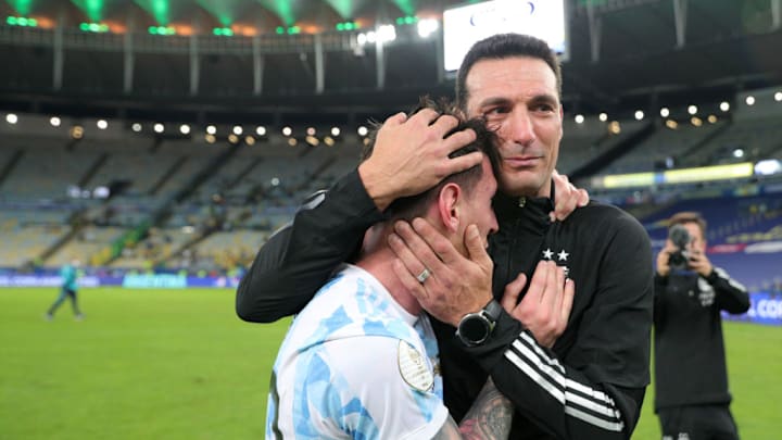 Lionel Scaloni y Lionel Messi conquistaron la Copa América