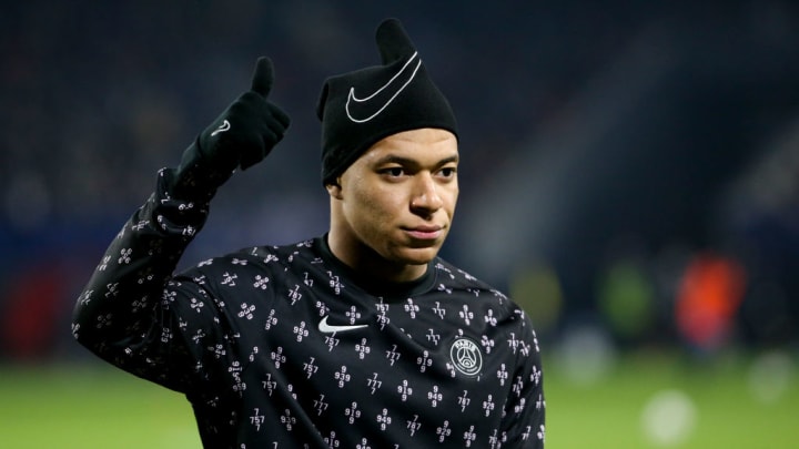 Kylian Mbappe can't hide his colors