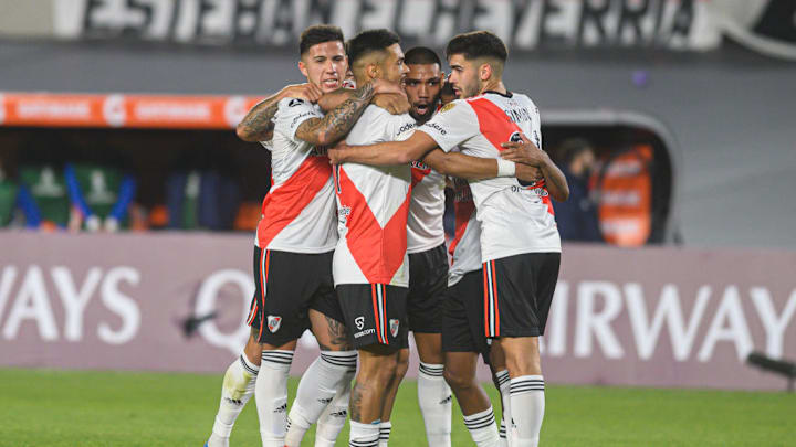 Nicolas de la Cruz, Enzo Fernandez, Paulo Diaz, Santiago Simon, Martinez