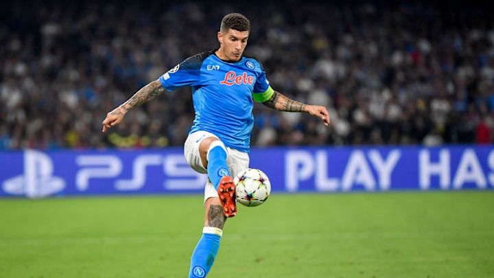 Giovanni Di Lorenzo of SSC Napoli in action during the...
