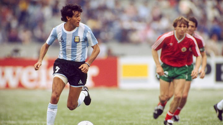 Argentine Soccer Player Jorge Burruchaga