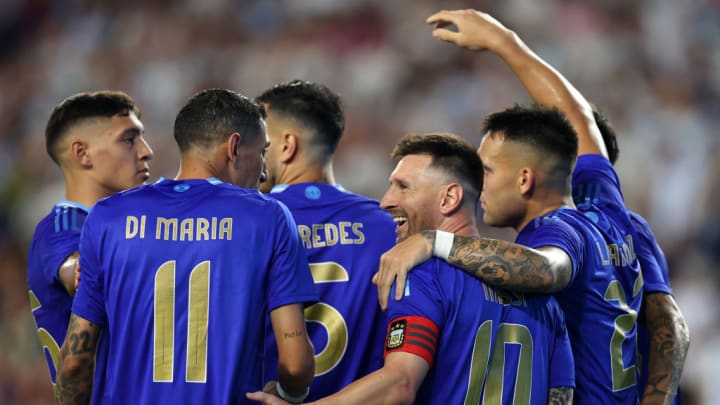 Lautaro Martínez, Lionel Messi