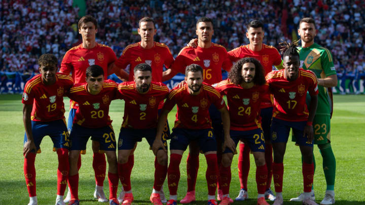 Rodri - Soccer Player - Born 1996, Lamine Yamal, Dani Carvajal - Spanish Soccer Defender, Fabián Ruiz Peña, Marc Cucurella, Robin Le Normand, Unai Simón, Nacho Fernández, Nico Williams, Pedri, Alvaro Morata