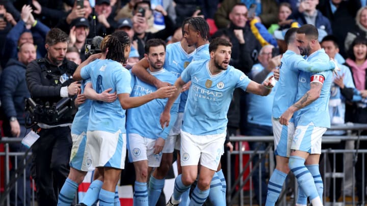 Bernardo Silva, Nathan Ake, Manuel Akanji, Ruben Dias