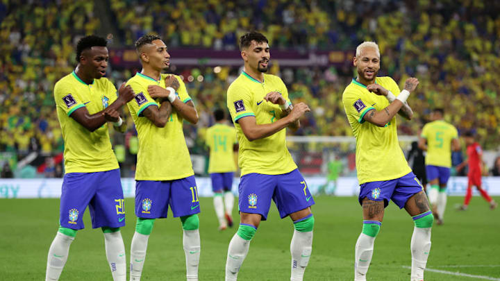 Neymar, Vinicius Junior, Raphinha, Lucas Paqueta