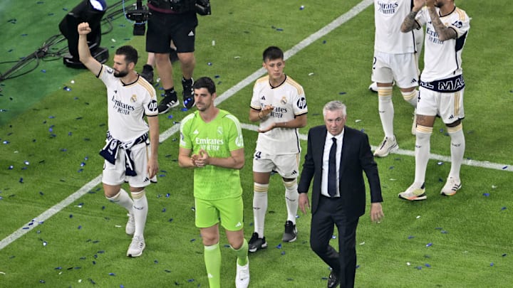 Real Madrid UEFA Champions League Trophy celebrations