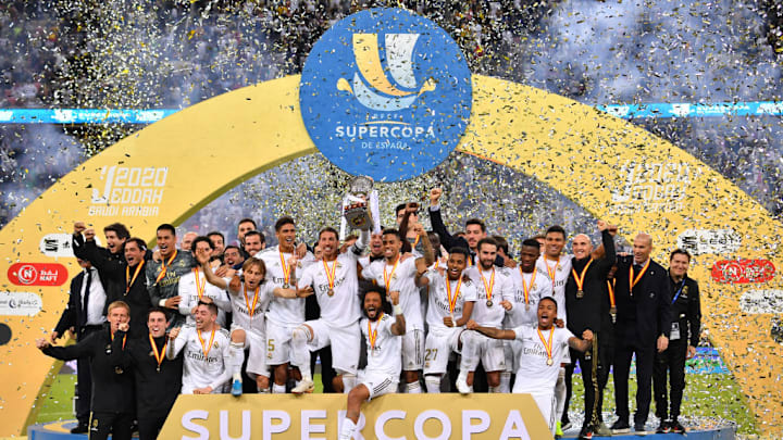 Real Madrid campeón Supercopa España 2020.