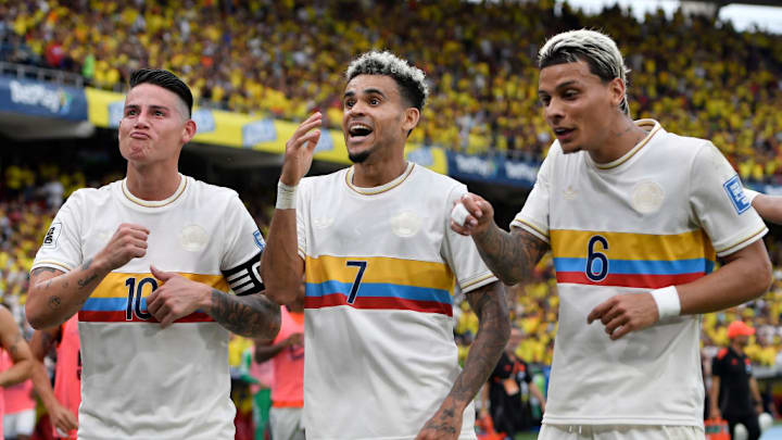 Richard Rios, Luis Diaz, James Rodriguez