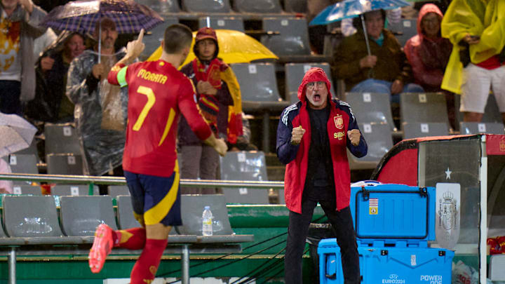 Alvaro Morata, Luis de la Fuente head coach