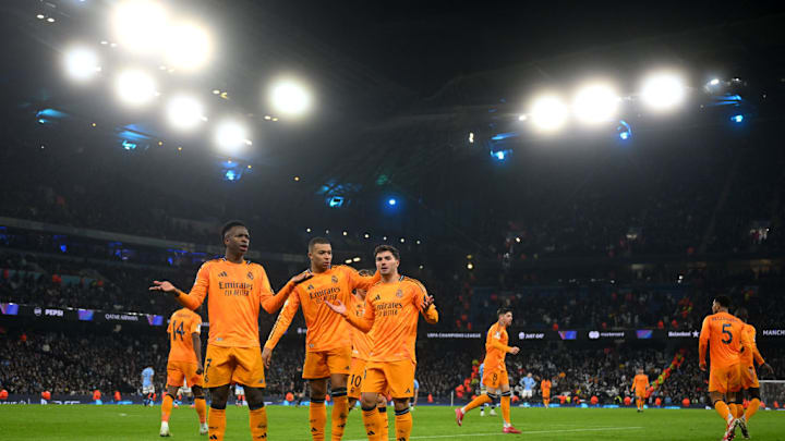 Brahim Diaz, Vinicius Junior, Kylian Mbappe