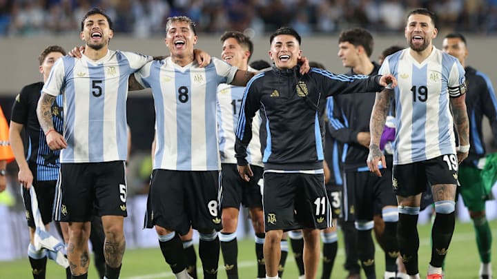Leandro Paredes, Enzo Fernández, Thiago Almada, Nicolas Otamendi