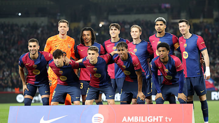 Jules Kounde, Alejandro Balde, Ferran Torres, Frenkie de Jong, Wojciech Szczesny, Lamine Yamal, Pau Cubarsi, Gavi, Ronald Araujo, Pedri, Robert Lewandowski