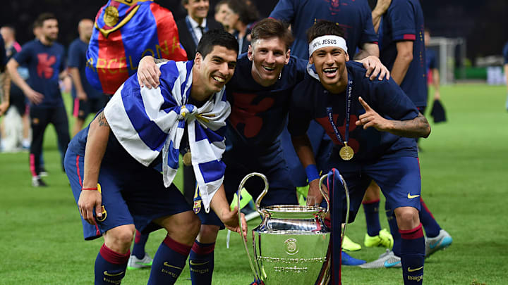 Luis Suarez, Lionel Messi, Neymar
