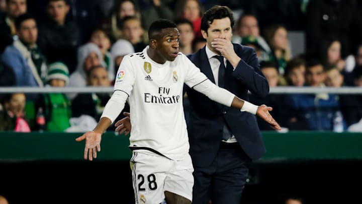 Santiago Solari, Vinicius Junior