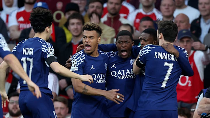 Ousmane Demble, Desire Doue, Nuno Mendes, Khvicha Kvaratskhelia