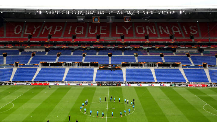 Olympique de Marseille Training Session - UEFA Europa League Final Previews