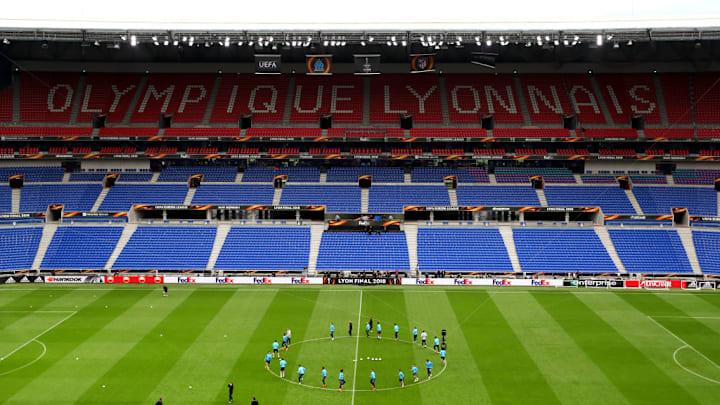 Olympique de Marseille Training Session - UEFA Europa League Final Previews