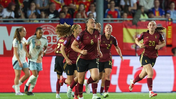 SOCCER NL D5 BELGIUM RED FLAMES VS SPAIN