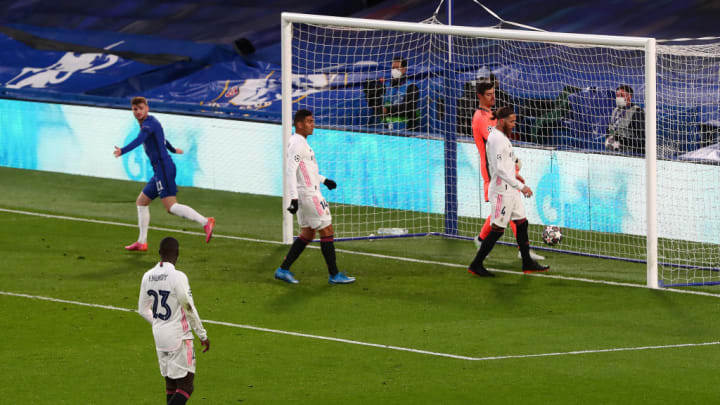 Timo Werner, Thibaut Courtois, Ferland Mendy, Casemiro, Sergio Ramos