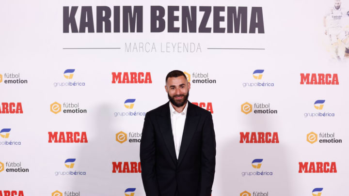 Karim Benzema receives the Marca Leyenda Award