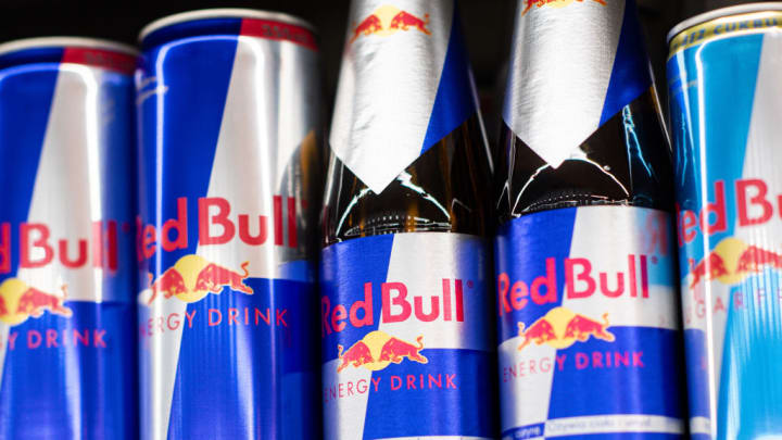 Red Bull bottles