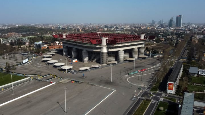 (EDITORS NOTE: Image was created with a drone.) General view...