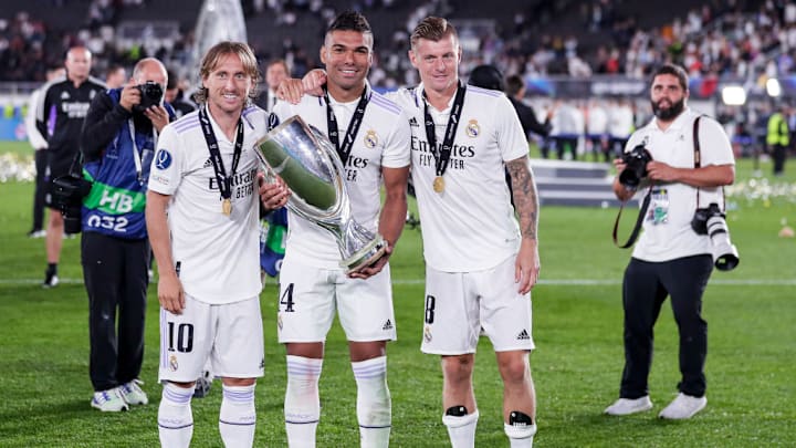 Carlos Henrique Casemiro, Luka Modric, Toni Kroos